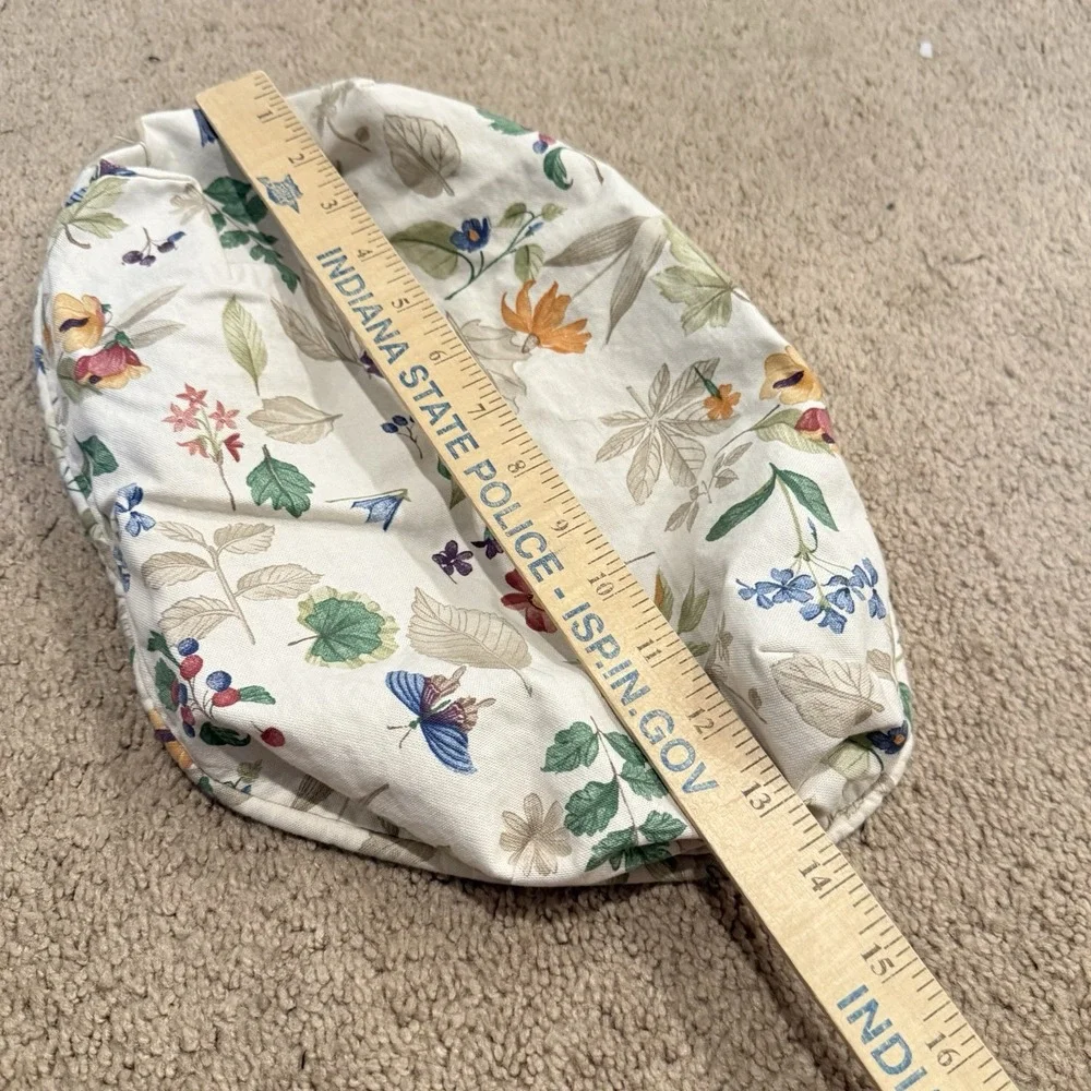 Longaberger Botanic Fields Floral Basket Fabric Liner Cottagecore Country 90s